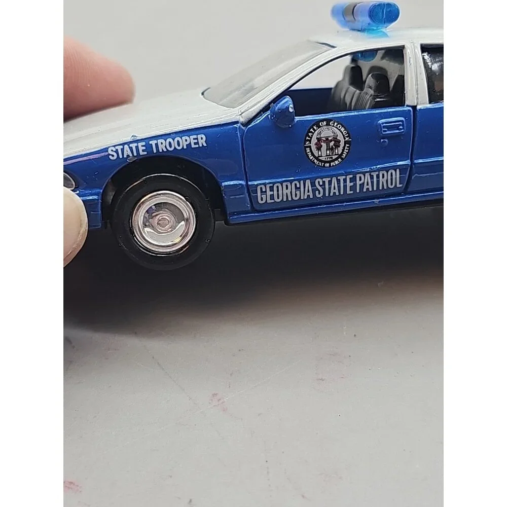 Lot Of‎ 4 Metal Cars Schylling Yellow Taxi Cab Toy NY City Die-Cast Car Police